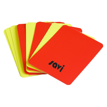 Set De 8 Cartons Pour Arbitre